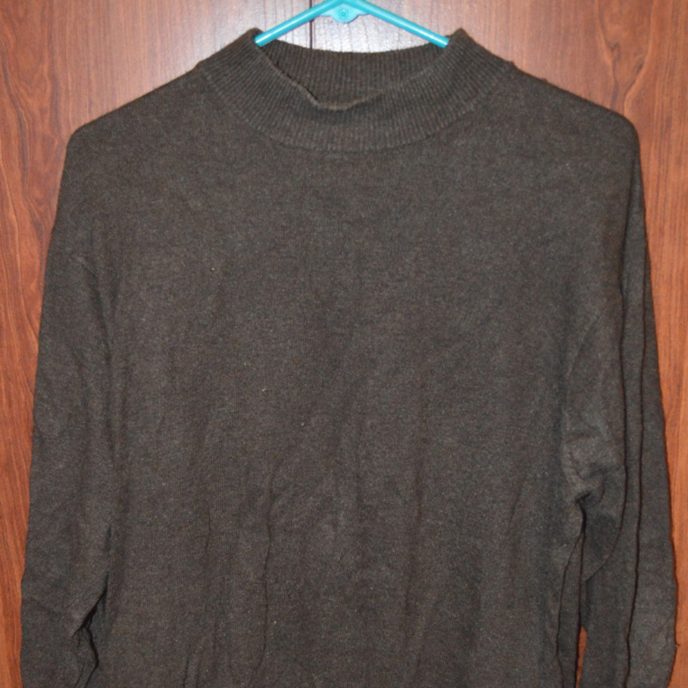 Details about  Claiborne Men Size L Brown Sweater